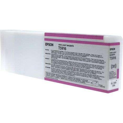 Epson Tintenpatrone vivid light magenta T 591 700 ml T 5916