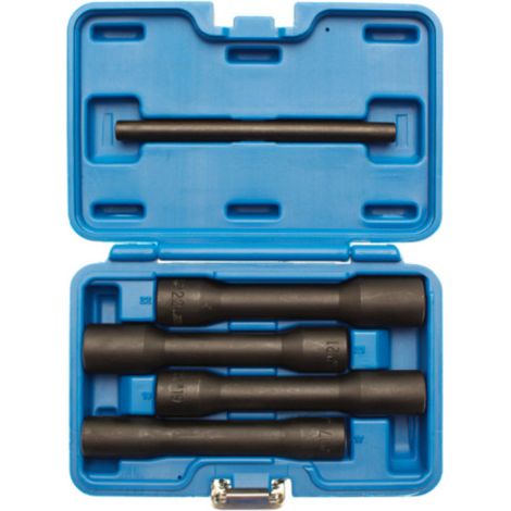 BGS Spiral-Profil-Steckschlüssel-Satz  / Schraubenausdreher, tief  Antrieb Innenvierkant 12,5  mm (1/2") SW  17 -22 mm  5tlg. - 5262