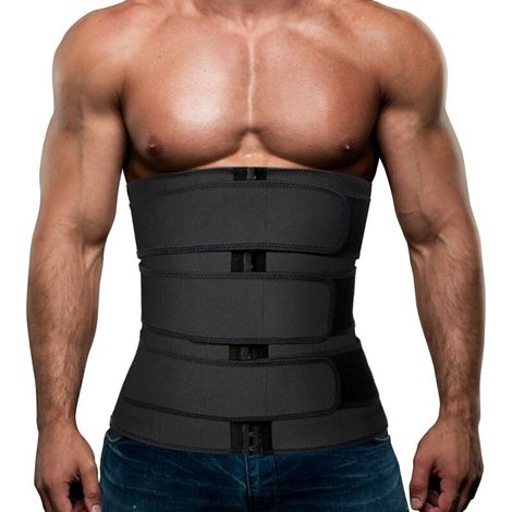 Ceinture néoprène sport ventrale amincissante réglable soutien dos (1/4)