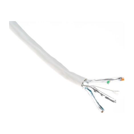 Câble Ethernet catégorie 6 U/FTP CAE Multimedia Connect, Gris, 100m PVC Sans terminaison, IEC 60332-1 ( Prix pour Bobine de 100 Mètres )
