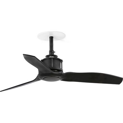 JUST FAN S RECESSED Ventilatore nero/noce