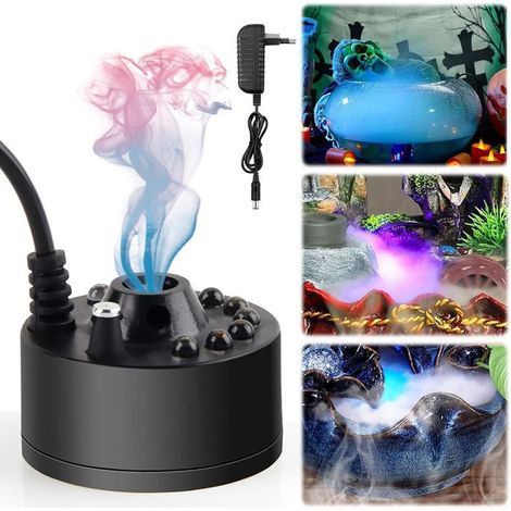 Nebulizzatore a ultrasuoni - MARSEE - Nebulizzatore per fontana - 350 ml/h - Colori arcobaleno - 10x9,5x6 cm (1/4)
