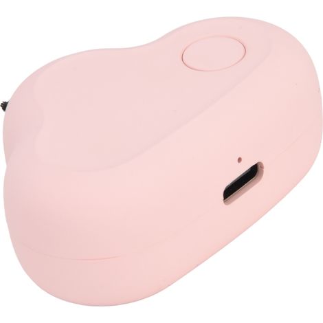 480-mAh-Mini-Luftreiniger, tragbar, USB-Ladefunktion, zum Umhängen, Wolken-Design, pink (1/5)