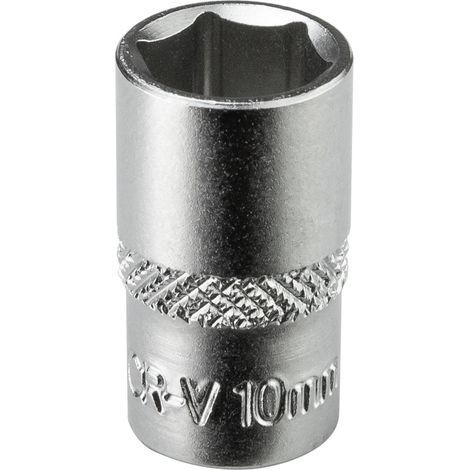 Nástrčkový kľúč / orech krátky 10 mm 1/4" (1/3)