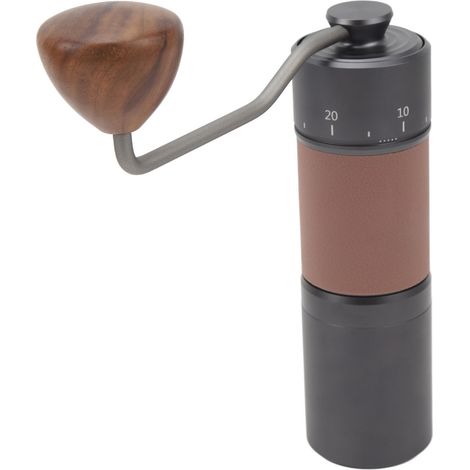 Moulin à café manuel ergonomique et facile à utiliser, idéal pour le camping et les pique-niques. Broyeur à café portatif, parfait pour une mouture uniforme et un usage facile. (1/5)