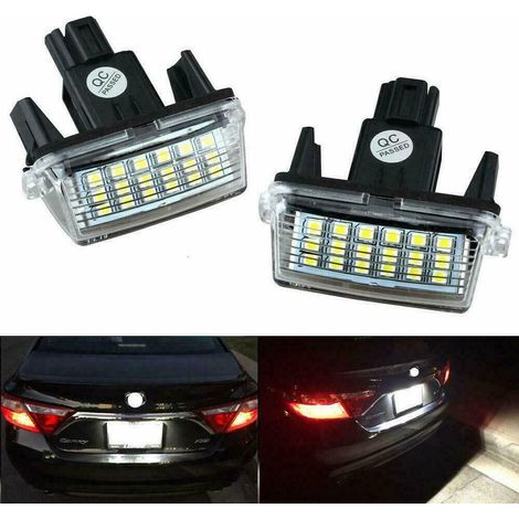 Feu de plaque LED universel pour voiture – Compatible Toyota Camry, Yaris, Etios, Vios – Éclairage blanc brillant, faible consommation, installation facile dengyankun (1/5)