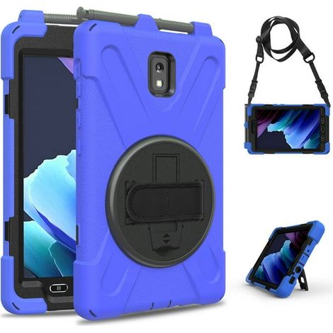 Coque avec béquille et bandoulière pour Samsung Galaxy Tab Active3 8.0 T570 T575, étui de protection robuste (1/4)