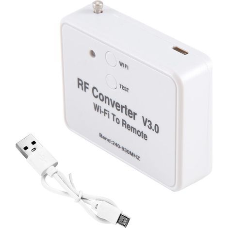 Télécommande Wifi Convertisseur Radio Fréquence 240-930MHz pour Porte de Garage Domotique (1/4)