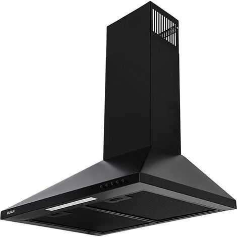 Maan vela 2 60 wandmontierte Dunstabzugshauben schwarz