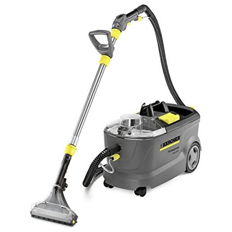 Aspirateur à eau Kärcher Puzzi 10/1 – Puissance 1250 W – Débit d'air 74 l/s – Longueur tuyau 2,5 m – Nettoyage en profondeur textiles
