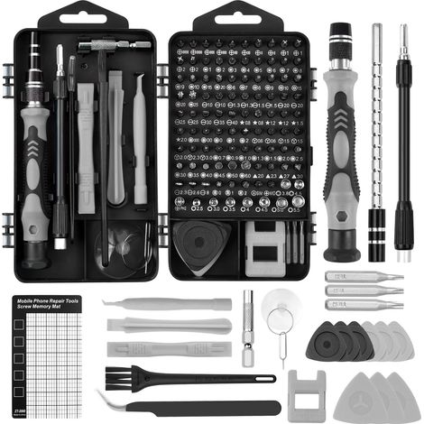 Kit Tournevis de Précision 124 en 1 pour modèles DIY Smartphones (1/5)