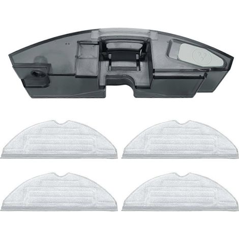 Water Tank Wipes Spare Part Accessories for Roborock G10/G10S/G10S Pro Robot Vacuums (1x Water Tank+4x Wipes)( ) (1/2)