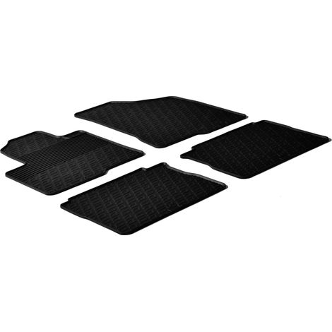 Set tappeti su misura in gomma - compatibile per Hyundai Santa Fe (03/0609/12)