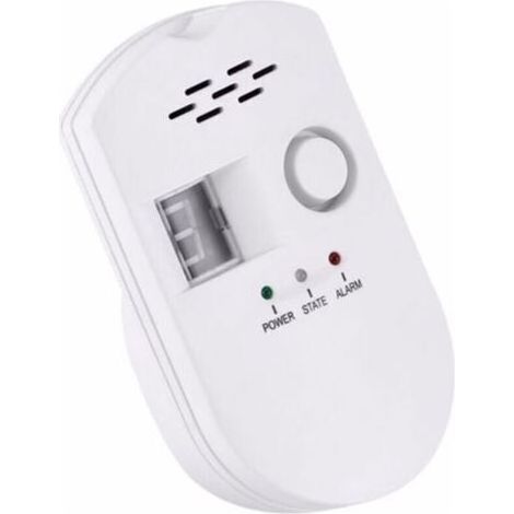 Détecteur de gaz LPG City Gaz Naturel méthane Propane Butane Alarme enfichable avec Affichage numérique pour la Maison (1/5)