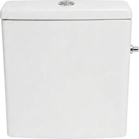Swiss Aqua Technologies – Réservoir de chasse d'eau en céramique SATBRE32N – Compatible Combi WC SATBRE32 et SATPRO31 – Largeur 38 cm – Double chasse 3/6 L
