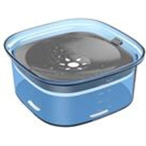 Gamelle pour chien de 2 L, grande capacité, amovible et étanche, anti-étouffement et anti-débordement, protège de la poussière, des saletés et des poils d'animaux - 21,3 x 21,3 x 9,5 cm