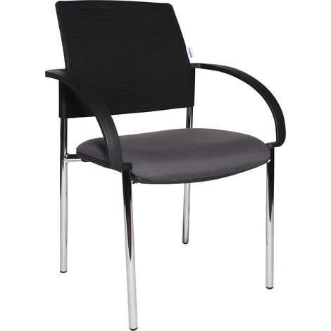 eurokraft pro, Sièges visiteurs, lot de 2, dossier résille, (1/5)