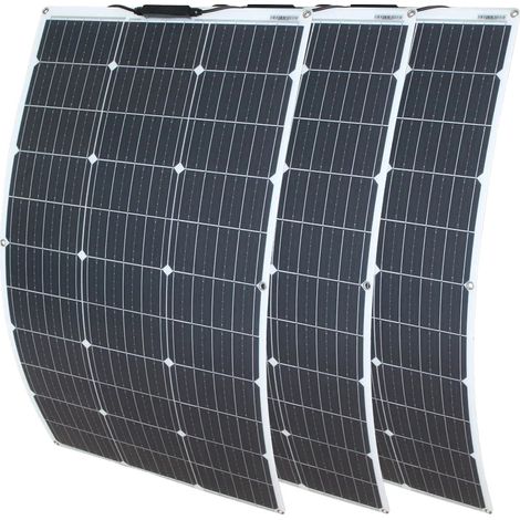 Panneau Solaire Flexible, 100W de Puissance, Technologie Monocristalline (1/2)