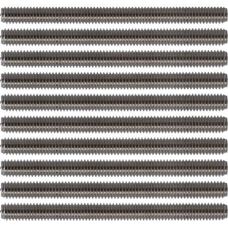 Tige filetée en acier inoxydable M4 série 4808, résistante à l'usure, durable, haute dureté, référence 4808-0004-0050 (1/5)