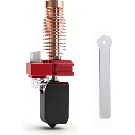 Kit Hotend de remplacement pour imprimante 3D Flashforge Adventurer 5M Pro, buse en acier trempé de 0.4mm, extrémité chaude chauffante en céramique 48W (1/5)