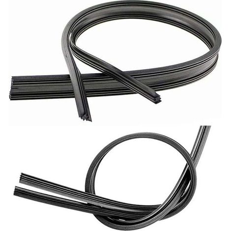4-piece wiper blade refill pack, 800mm wiper blade replacement, wiper blade rubber, suitable for all windshield scratches (1/4)