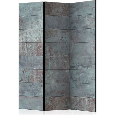 Paravento - Turquoise Concrete [Room Dividers] - 135x172 (1/4)