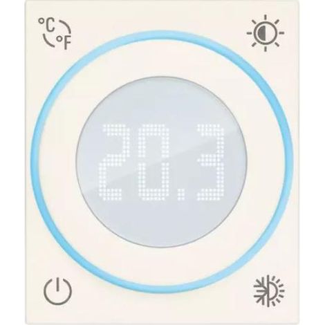 Termostato con rotella IoT 2 moduli Vimar Linea Bianca 30810.B
