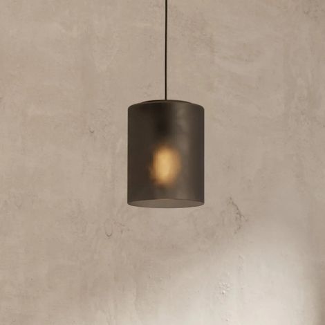 [GEBRAUCHT] B-Ware Eglo Pendelleuchte Hängelampe Glas Rauchgrau Transparent Colomera Leuchte Licht
