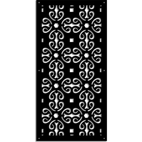 OLD KEY - Pannello in PVC traforato - Parasole - Misura: 50x150 cm - Colore: nero (1/3)