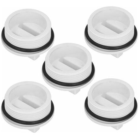 5 pièces Bouchon d'hivernage Bouchon de Retour de Piscine 1.5 Pouces Bouchons de Tuyau de Piscine fileté Piscine Spa Retour Ligne de vidange avec Joint torique, (1/5)