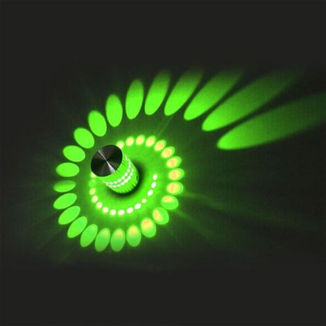 Lampada da parete LED moderna per interni,luce verde da 3W,lampada decorativa in alluminio,illuminazione d'atmosfera per la cameretta dei bambini (1/4)