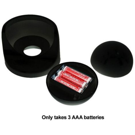 NALOOKAMIC Applique murale extérieure avec détecteur de mouvement Éclairage extérieur à LED Éclairage sans fil alimenté par batterie Rotation et inclinaison à 360 degrés
