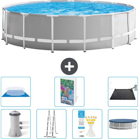 Intex Piscine Prism Frame Ronde - 457x122 cm - 8-pièces S562