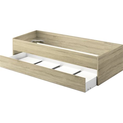 Lit gigogne coloris Cambrian - Hauteur 54 x Longueur 202 x Profondeur 97 cm -PEGANE-