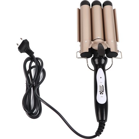 Fers à boucler électriques professionnels pour coiffure, lisseur 28mm avec prise EU 110‑240V (1/5)