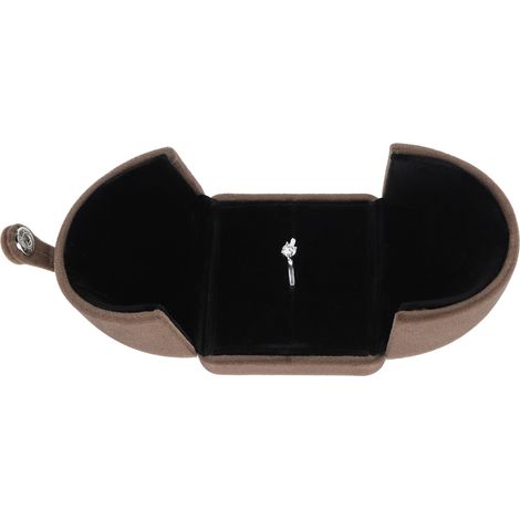 Étui de rangement en velours pour bijoux - Boîte pour bagues, colliers et bracelets - Idée cadeau et organisation chic (1/5)