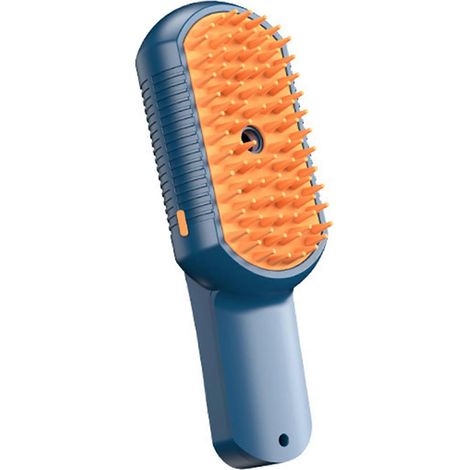 Brosse à vapeur douce pour la perte de poils chez le chat, brosse anti-poils pour chien, CatBlue (1/5)