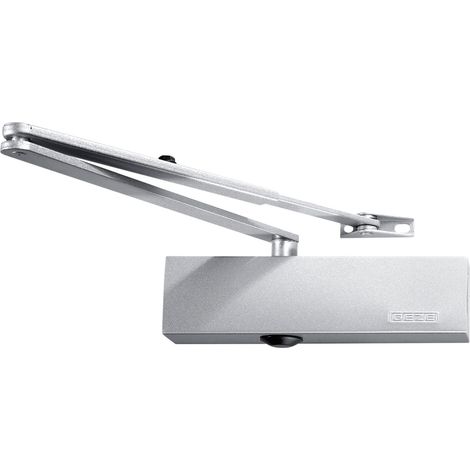GEZE Türschließer TS 2000 NV, EN 2-4, Gestänge ohne Feststellung, silber (1/5)