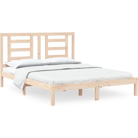 Maison Exclusive - Cadre de lit sans matelas 150x200 cm bois de pin massif