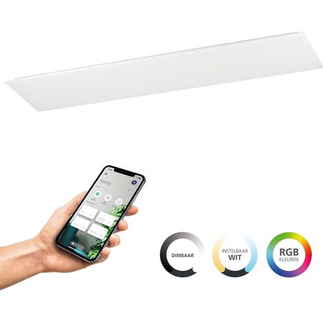 Plafonnier intelligent Moradillo-Z blanc 29,5 cm - 901516 (1/3)