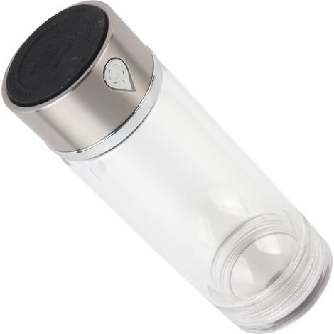 Générateur Hydrogène Portable à SPE avec Bouteille de 380ml, USB Rechargeable, Effet Électrolyse en 3 Minutes pour Richesse en Hydrogène et Santé (1/5)