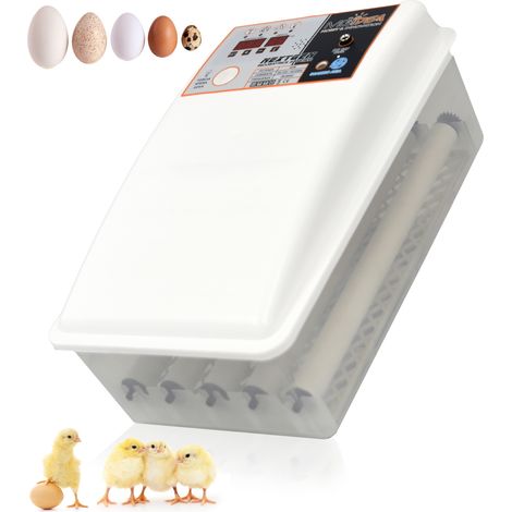 INCUBATRICE 24 UOVA TUTTE LE SPECIE AUTOMATICA GALLINA OCA QUAGLIA SPERA UOVA LED
