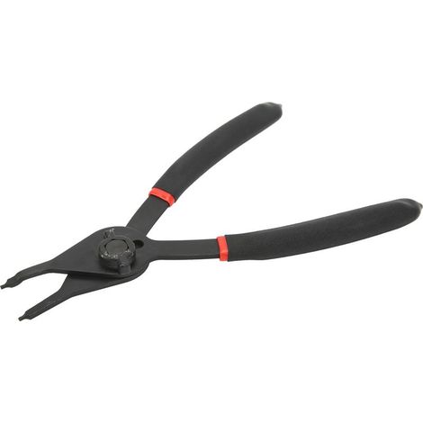Pince à Circlips, Pince à Anneau de Retenue à Circlips, Résistant à la Rupture, en Métal Robuste de 8 Pouces pour la Réparation Automobile (Tête droite). (1/5)