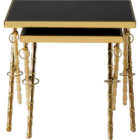 Interiors by Premier Contemporary Design Set Of 2 Nesting Tables, Versatile Side Tables, Elegant And Functional Square Tables (1/5)