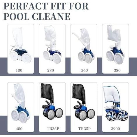 Spiel. Farbe: Schwarz und Blau. Material: Schwamm. Ersatzteile für Poolroboter, kompatibel mit Mini-Pools. (1/5)