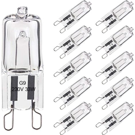 G9 33W Dimmbare Warmweiße Halogen-Ofenlampe, 10er-Pack. Perfet-max (1/5)