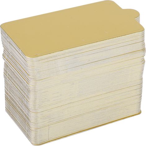 100 plateaux à gâteaux mousse en papier doré, présentoirs à cupcakes et desserts pour mariages et anniversaires, taille L (1/5)