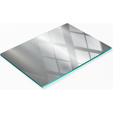 Tabla decorativa de cristal para servir aperitivos con fondo met谩lico, 80x52 cm