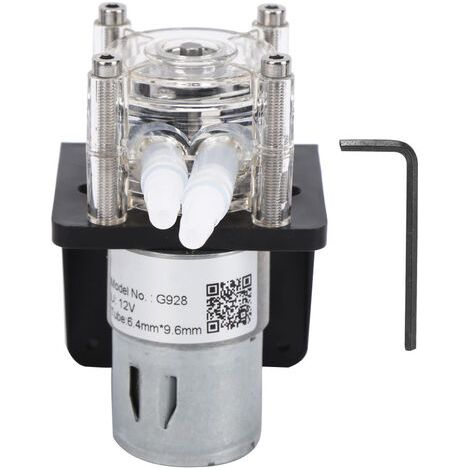 Pompe péristaltique de haute qualité, grand débit, résistante à la Corrosion, avec tête PC transparente, 500 mL/min, 12V (1/5)