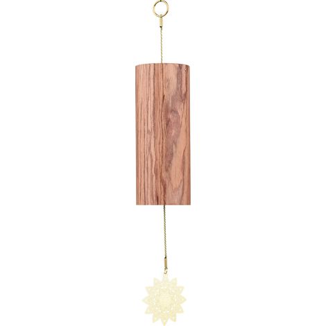 Campana de viento retro de cuerda para chakras, ideal para meditación y sanación, con forma de corazón de bambú. (1/5)